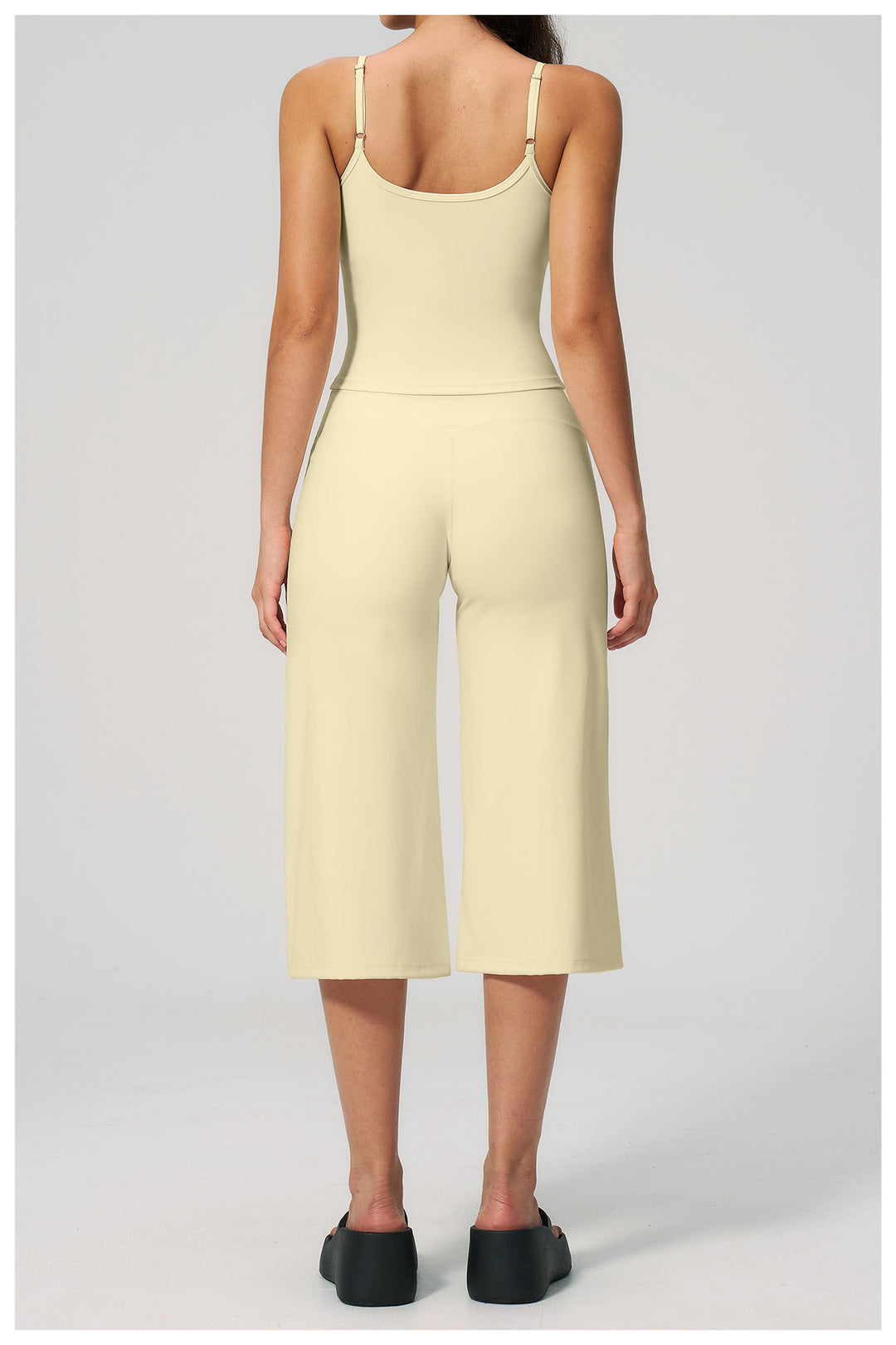 Quick-Dry Yoga Tank &amp;amp; Culotte Activewear Set