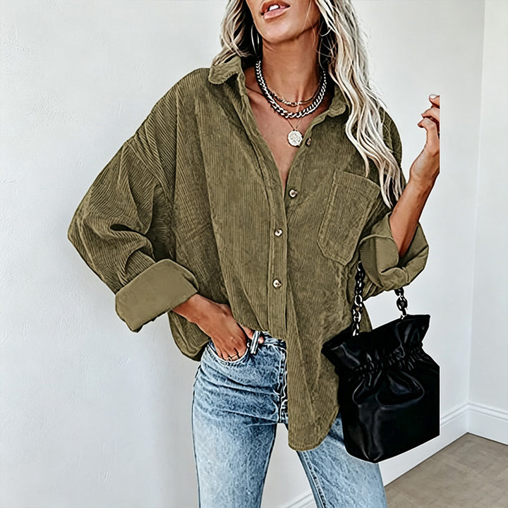 Corduroy Button-Down Shirt