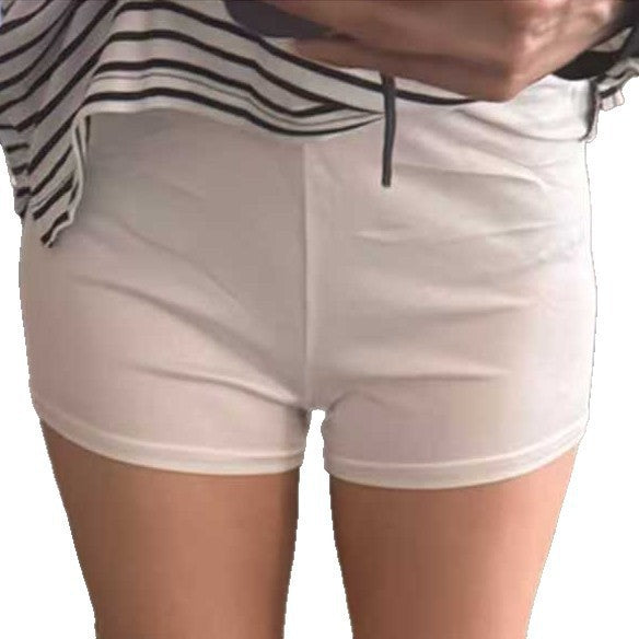 Black &amp;amp; White Striped Polo Two-Piece Short Set
