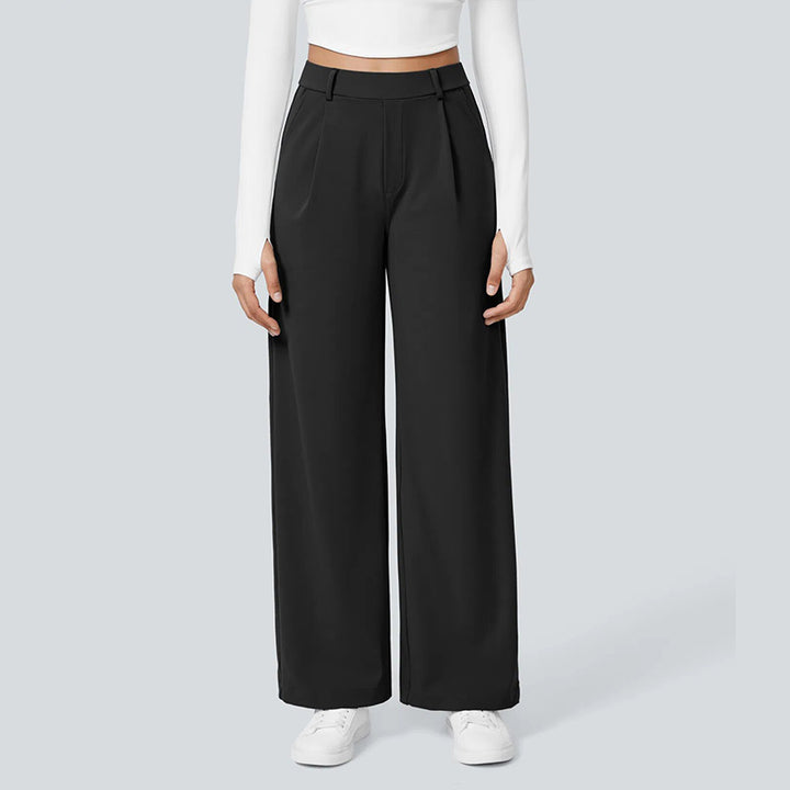 Office Daily Wide Leg Suit Trousers