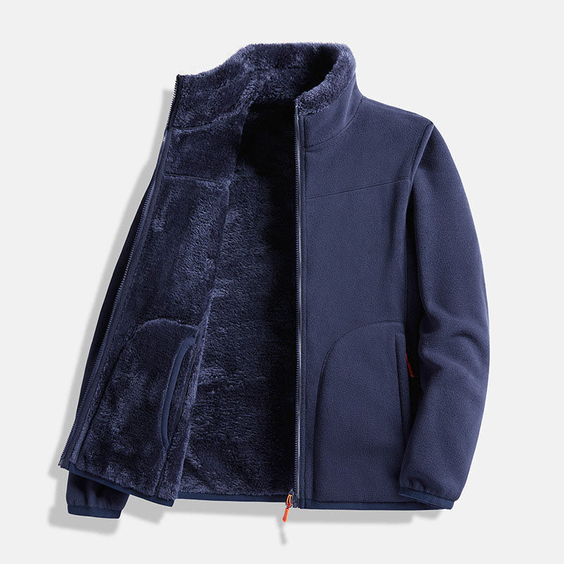 Double-Sided Fleece Coat