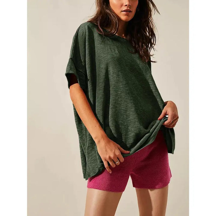 Oversized Short Sleeve Casual Tee