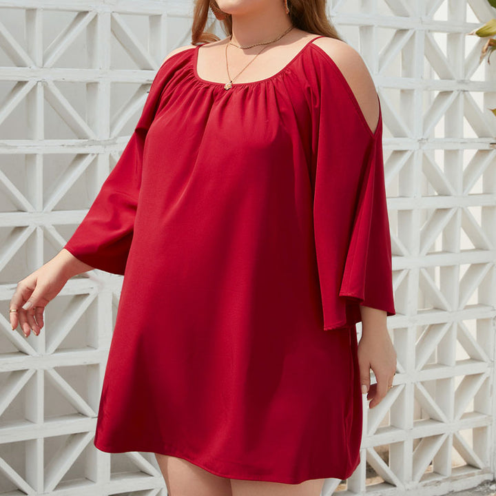 Casual Puff Sleeve Dress