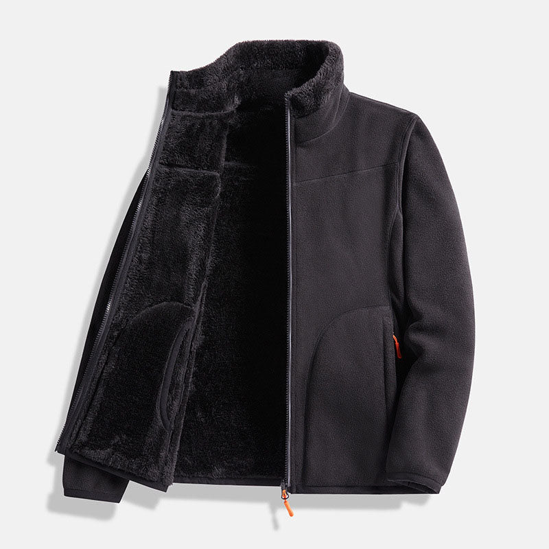 Double-Sided Fleece Coat