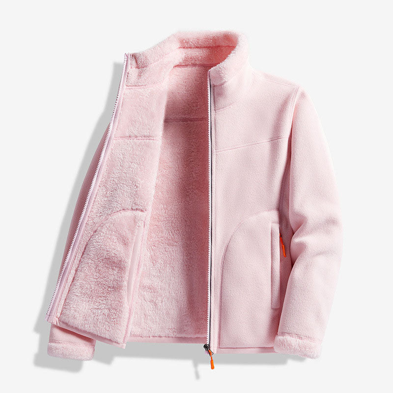 Double-Sided Fleece Coat