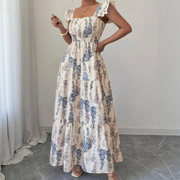 French Square Neck Dress