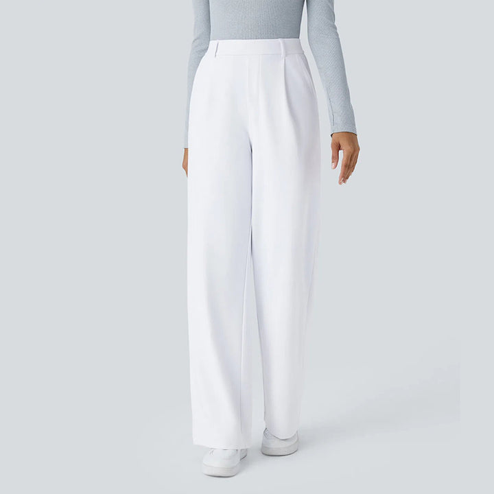 Office Daily Wide Leg Suit Trousers