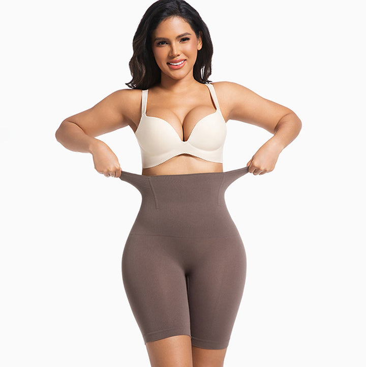 High-waisted tummy-control panties