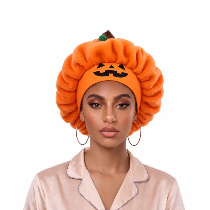 Halloween Plush Pumpkin Sleep Hat