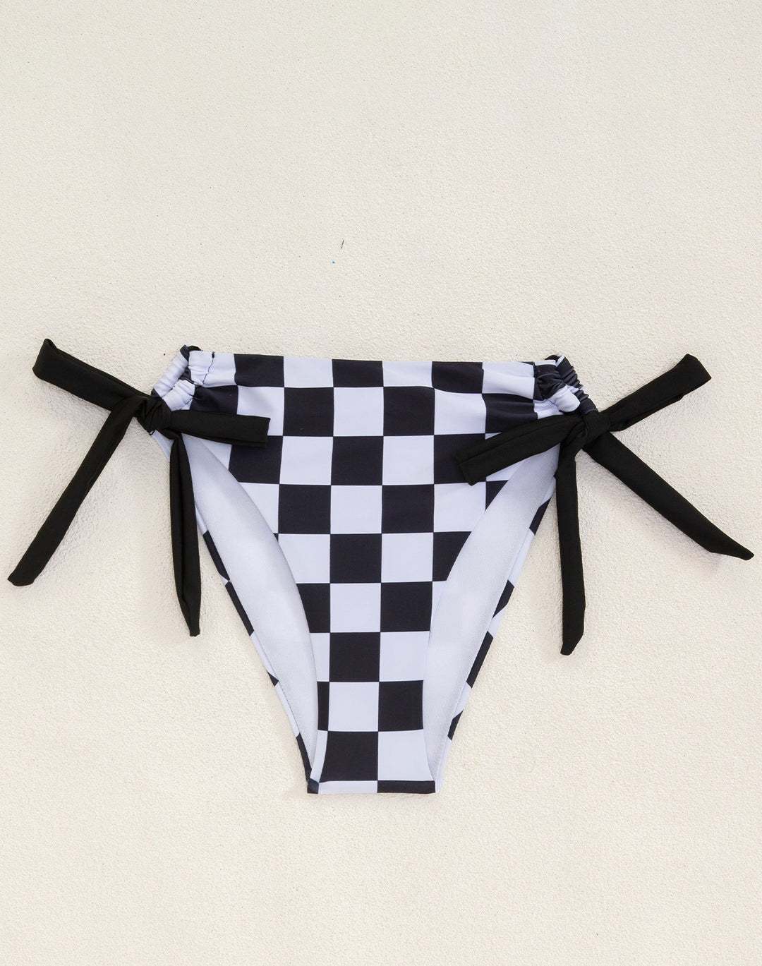 Checkered Halter Bikini Set