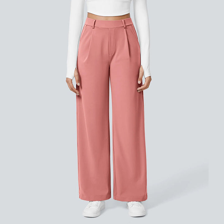 Office Daily Wide Leg Suit Trousers