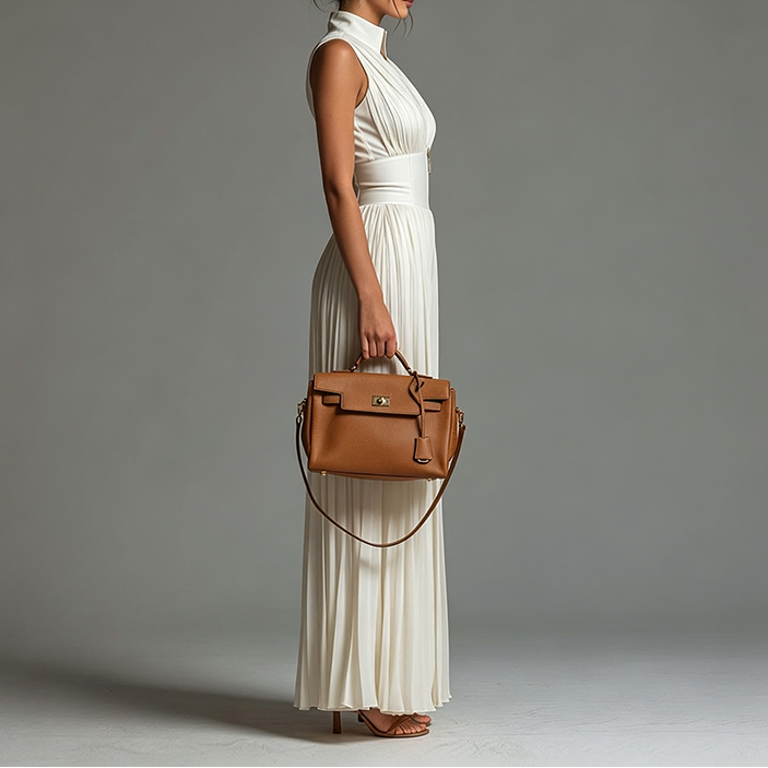 Sexy Zip Front Chiffon Pleated Wide Leg Jumpsuit