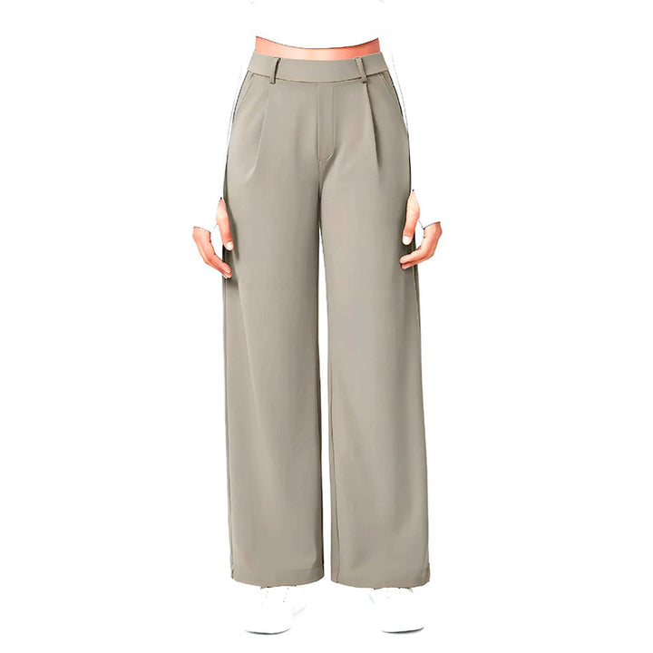Office Daily Wide Leg Suit Trousers