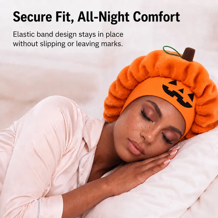 Halloween Plush Pumpkin Sleep Hat