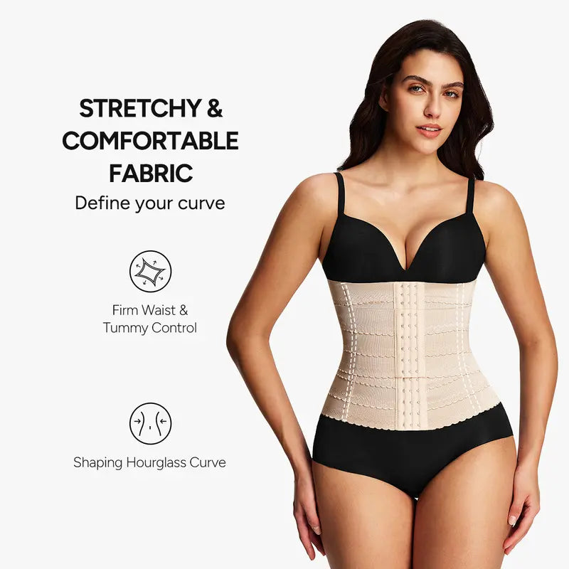 Women Adjustable Waist Trainer Corset, Tummy Control &amp; Waist Support Shapewear