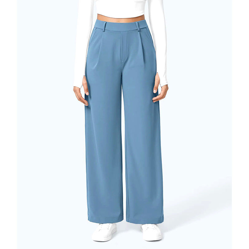Office Daily Wide Leg Suit Trousers