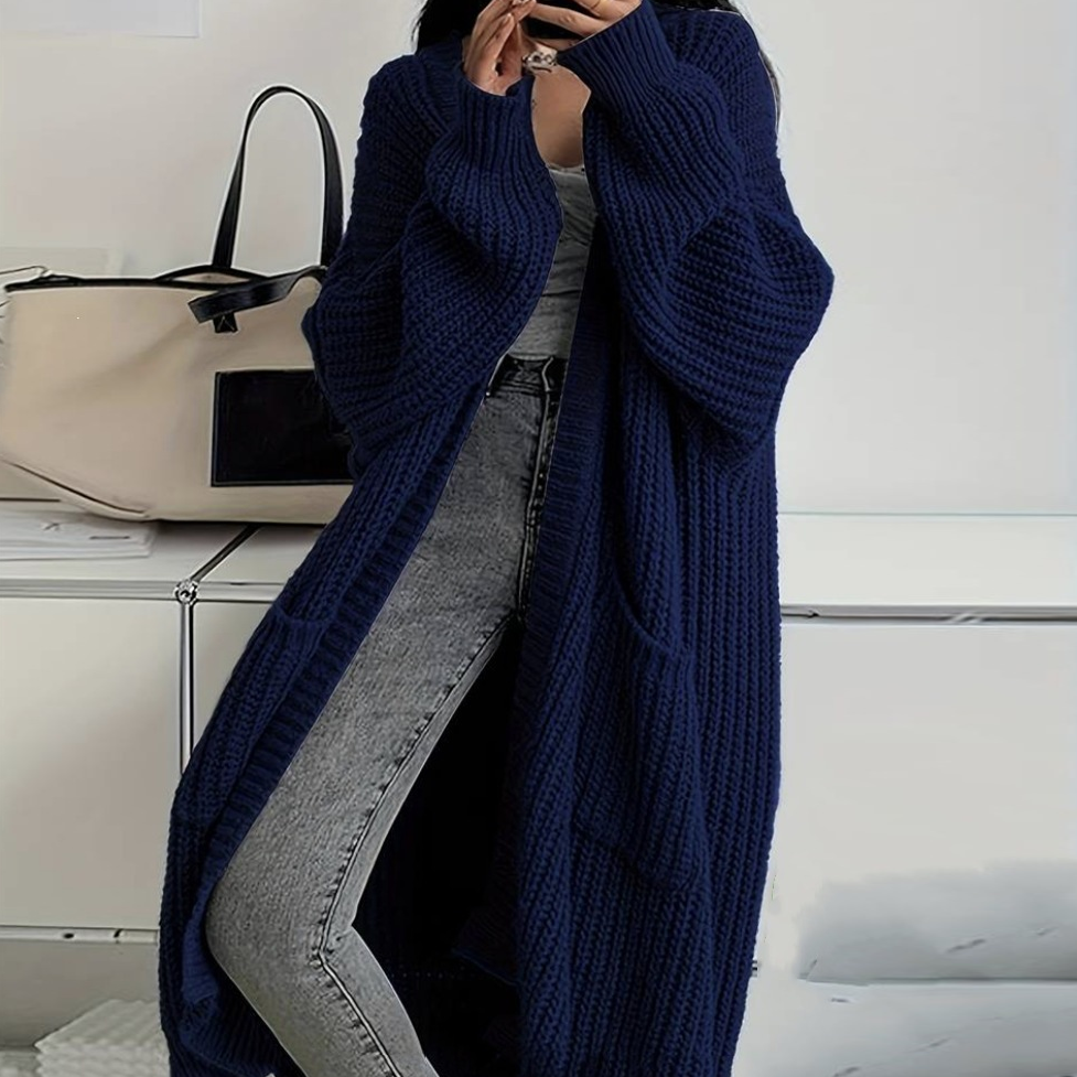 Oversized Chunky Knit Long Cardigan