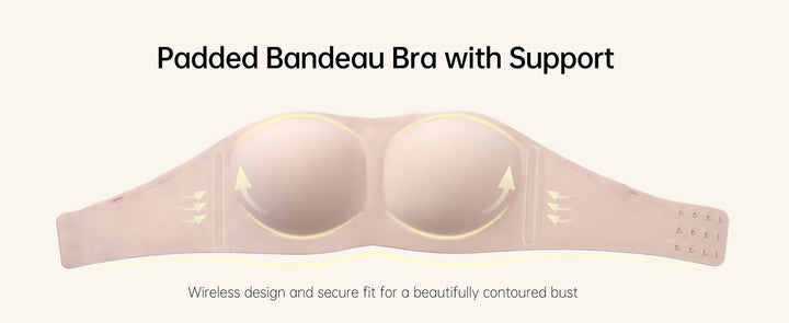 Multi-Way Padded Strapless Bandeau Bra