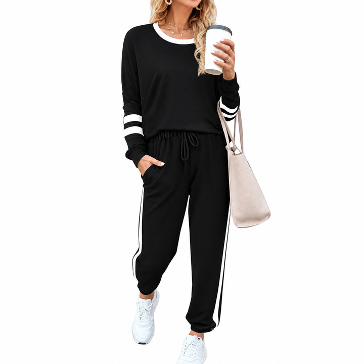 Casual 2Pcs Long Sleeve Jogger Set