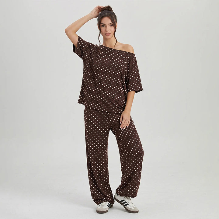Polka Dot Lounge Set