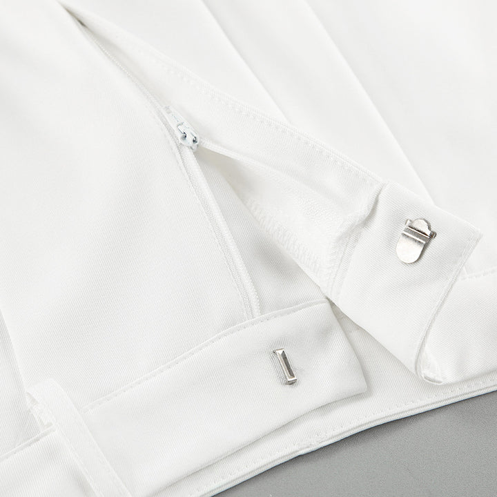 High-Waisted Wide Leg Trousers
