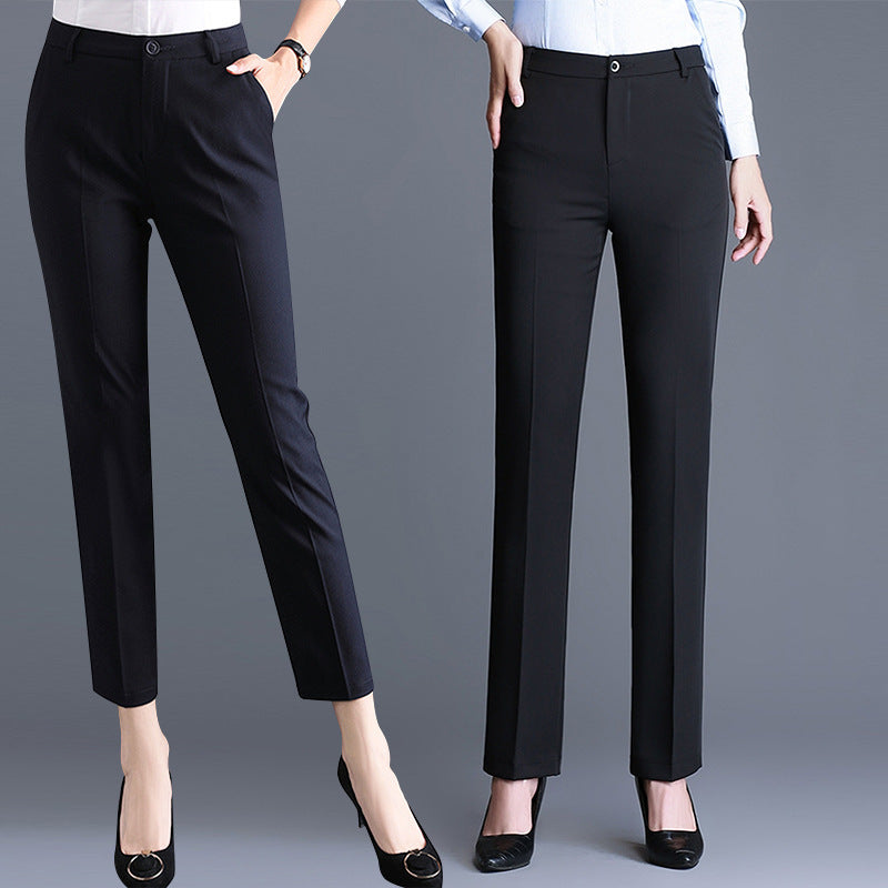 Women’s High-Waisted Straight Leg Dress Pants