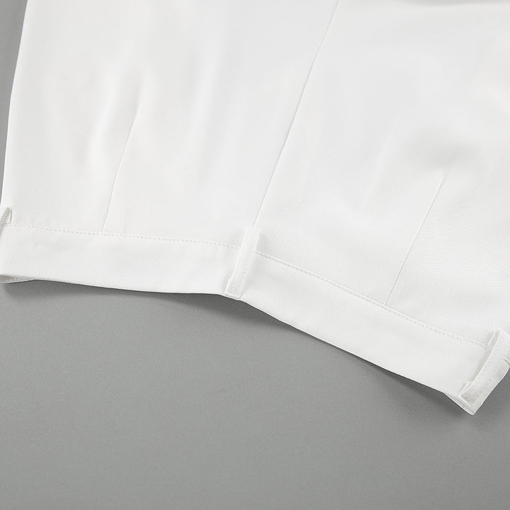 High-Waisted Wide Leg Trousers