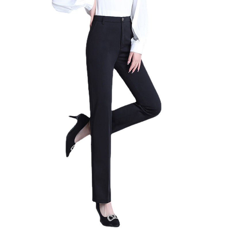 Women’s High-Waisted Straight Leg Dress Pants