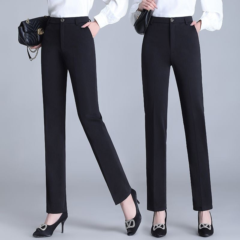 Women’s High-Waisted Straight Leg Dress Pants
