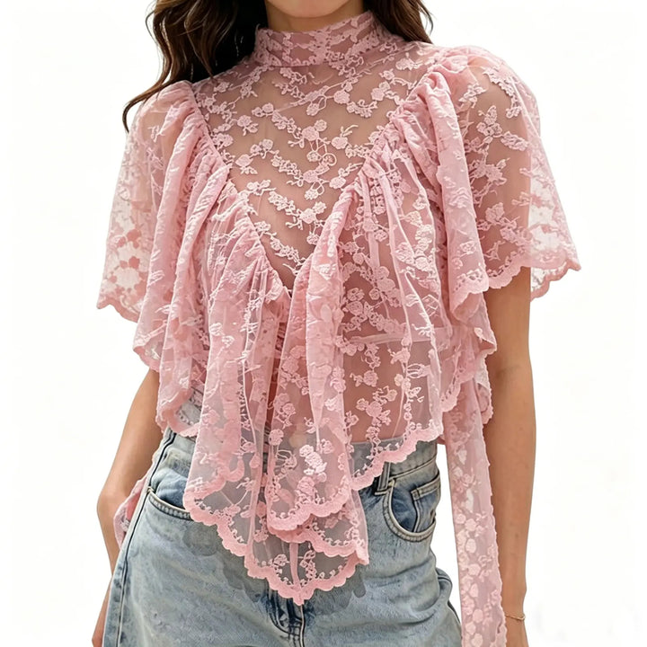 Lightweight summer lace shrug