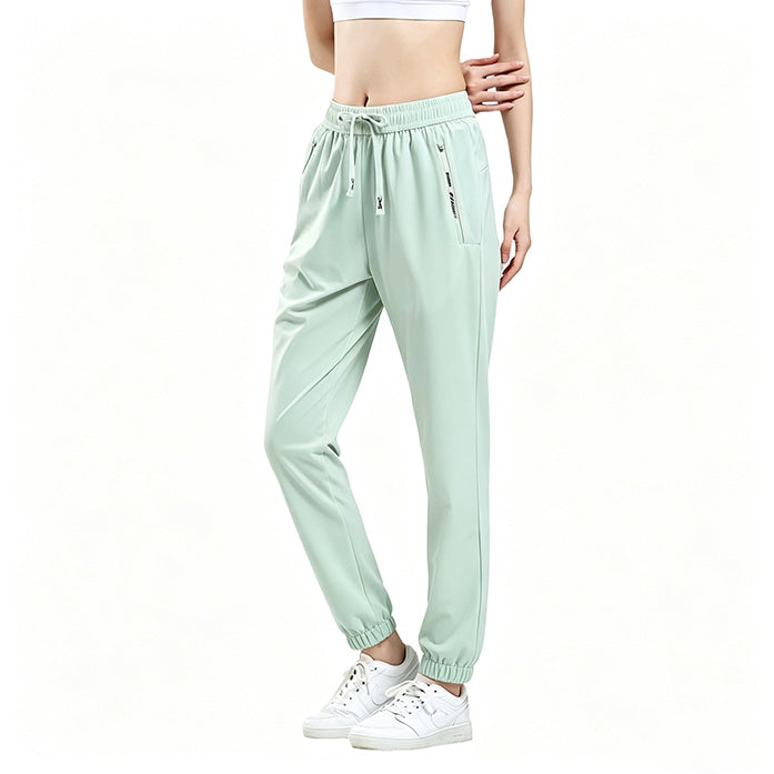 Ice-silk quick-dry joggers
