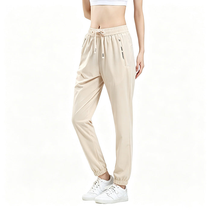 Ice-silk quick-dry joggers