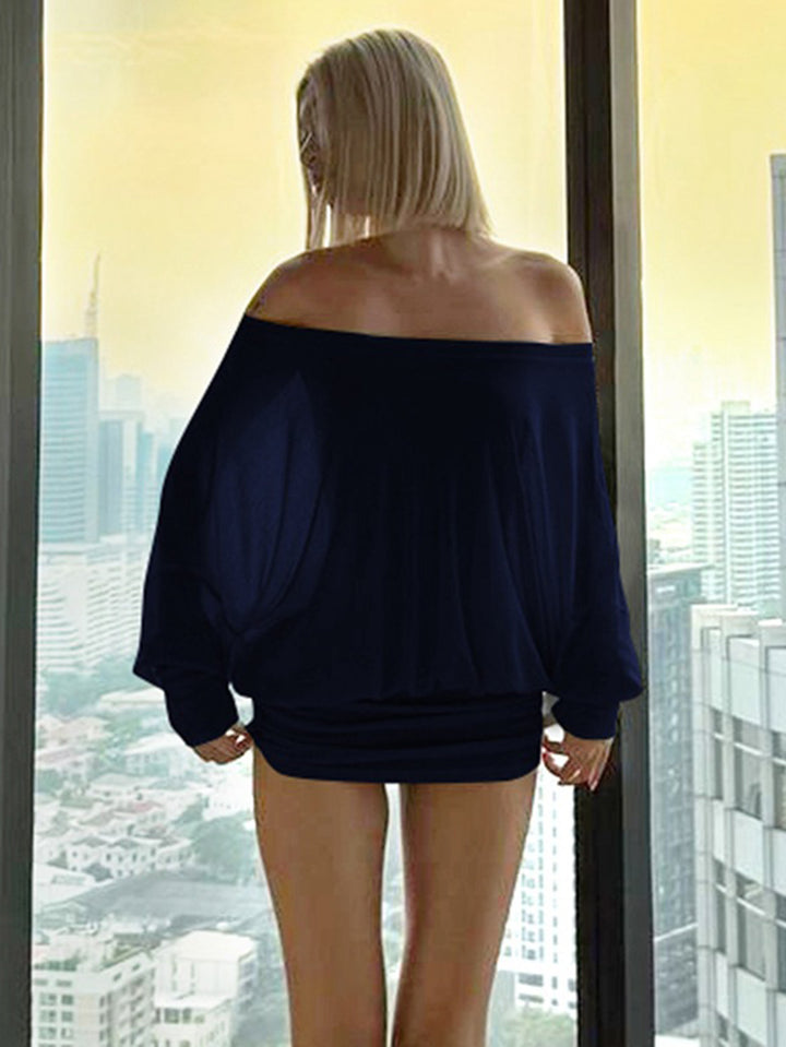 Off-the-shoulder bodycon dress