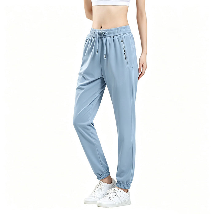 Ice-silk quick-dry joggers