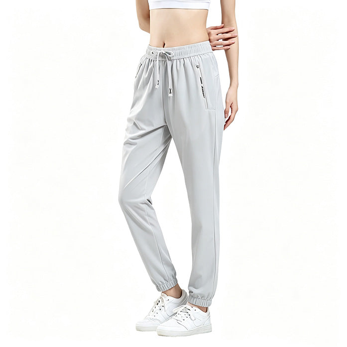 Ice-silk quick-dry joggers