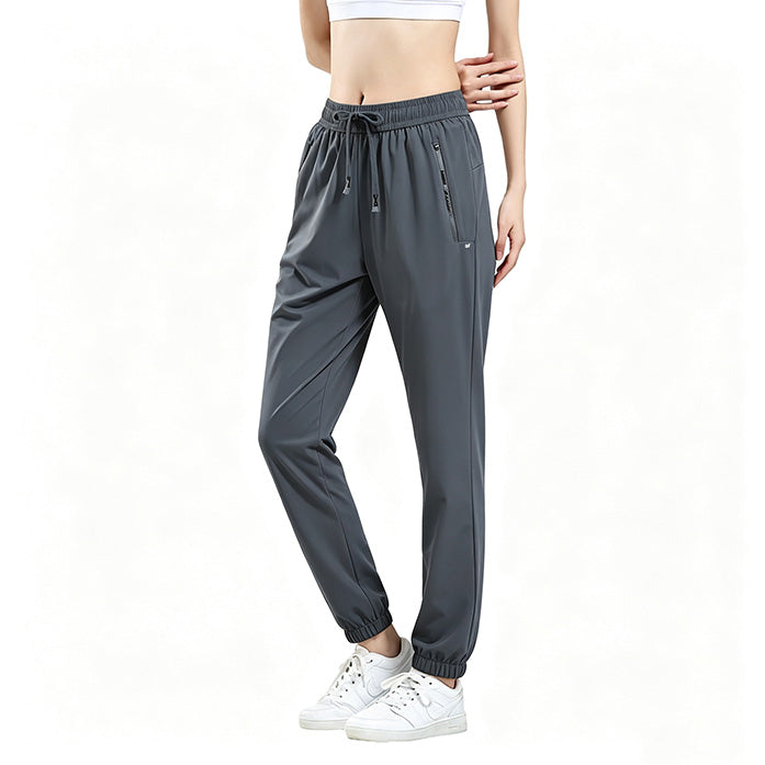 Ice-silk quick-dry joggers