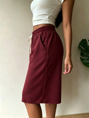 Drawstring Loose Athletic Shorts
