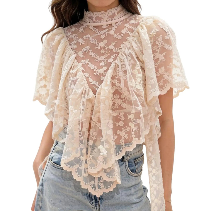 Lightweight summer lace shrug