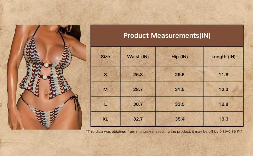 Bohemian Wave Knit Triangle Bikini Set with Shell Accents