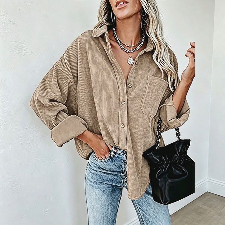 Corduroy Button-Down Shirt