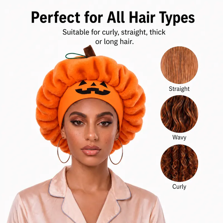 Halloween Plush Pumpkin Sleep Hat