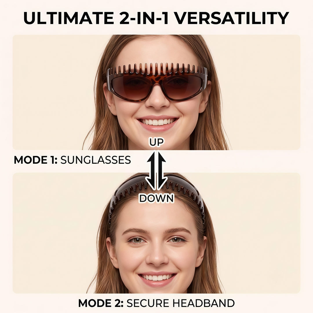 Leopard Headband Sunglasses
