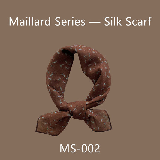 Maillard Silk-Blend Square Scarf