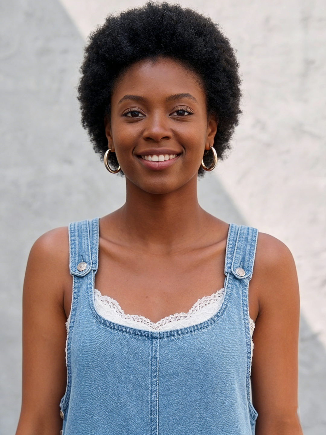 Pocketed Denim Pinafore Mini Dress | Adjustable Sleeveless Square Neck Overalls