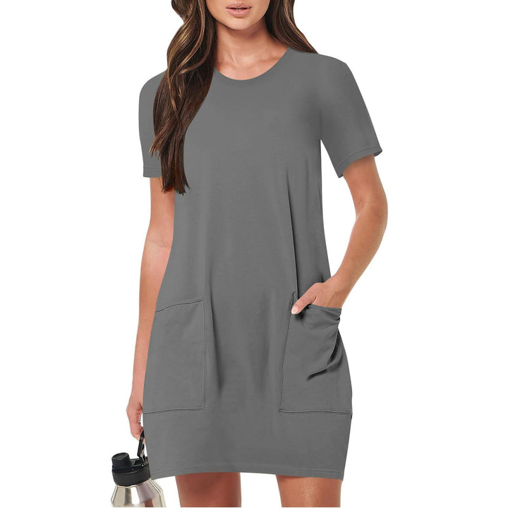 Casual Short Sleeve T-Shirt Dress