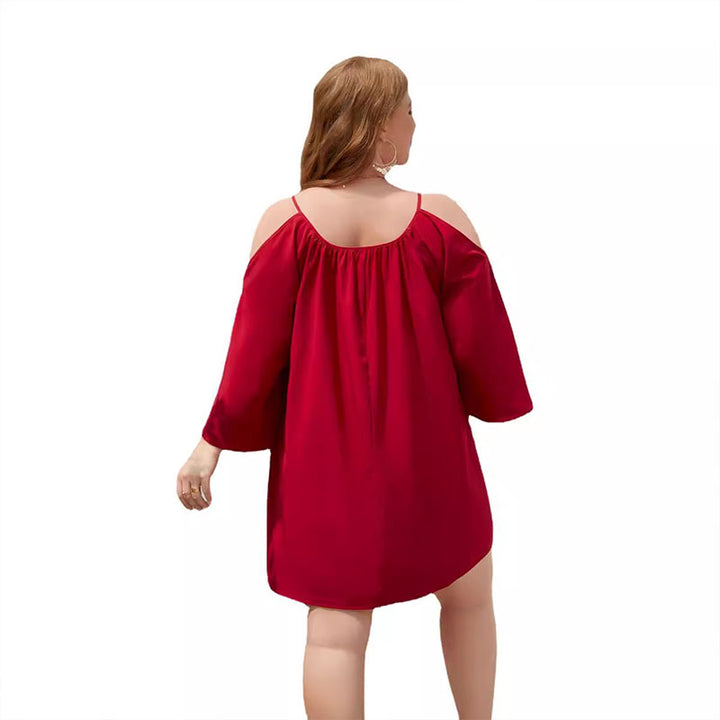 Casual Puff Sleeve Dress
