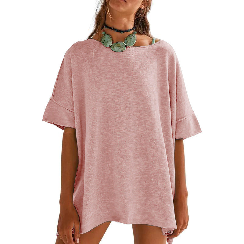 Oversized Short Sleeve Casual Tee
