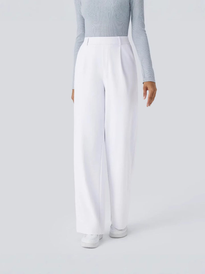 High Waisted Work Pants for Women Business Casual Outfits 2026 Office Dress Pants Trousers with Pockets