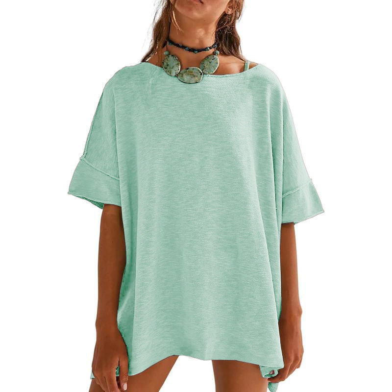 Oversized Short Sleeve Casual Tee