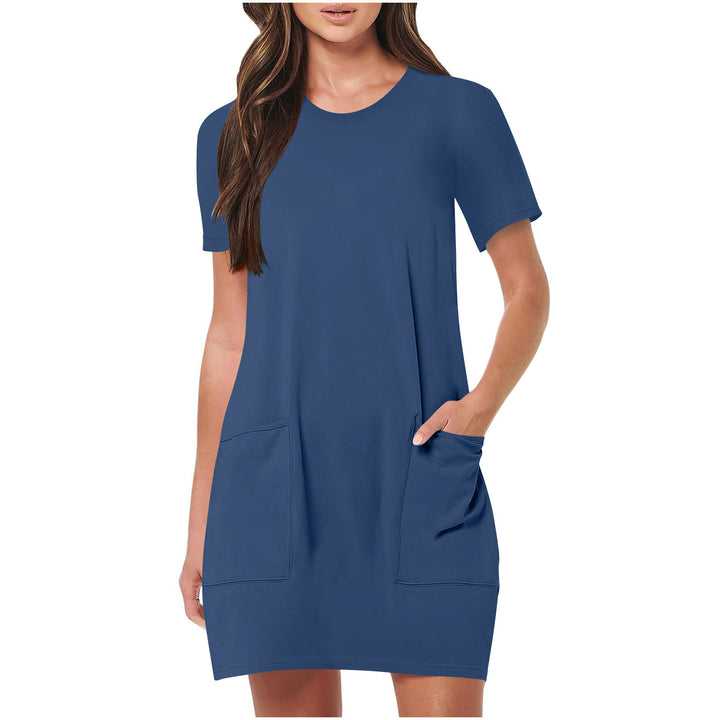 Casual Short Sleeve T-Shirt Dress